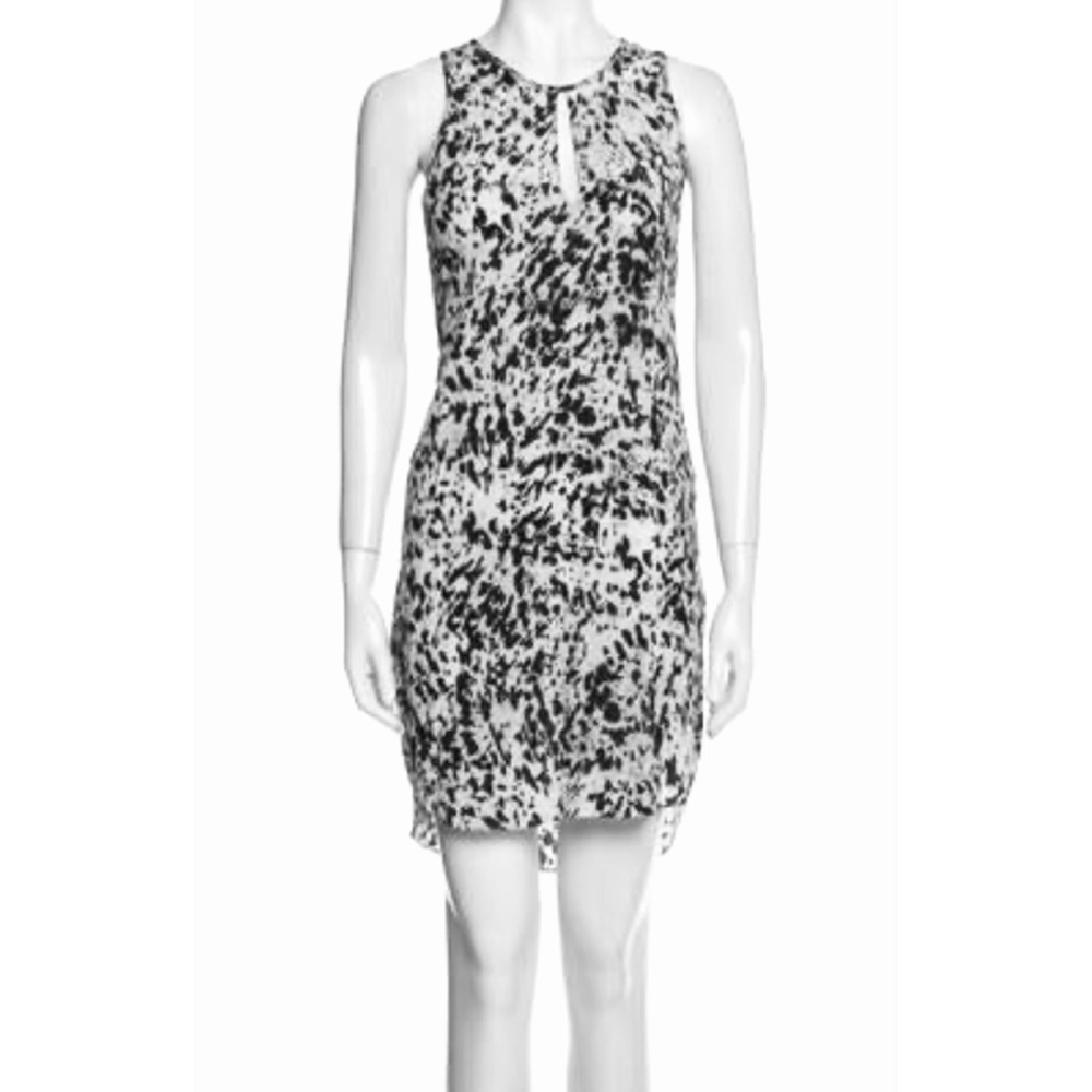 3.1 PHILLIP LIM • Silk Animal Print Keyhole Sleeveless Mini Dress, 2 - Picture 15 of 16